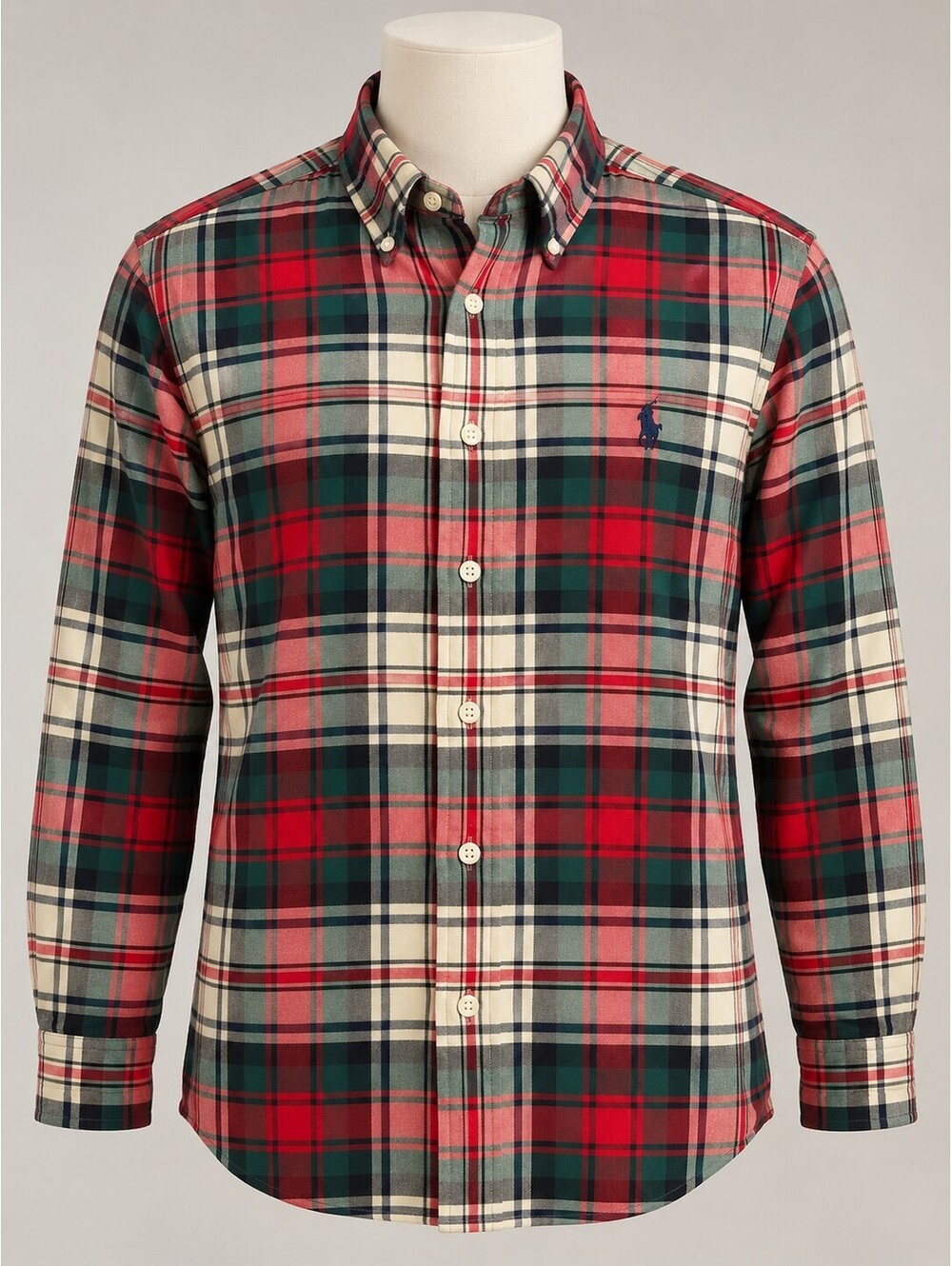 Ralph Lauren Men’s Plaid Button-Down Shirt XL Classic Fit NWT
